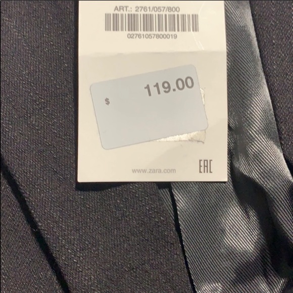 NWT. Zara Long Sleeve Blazer Size S. - Picture 7 of 9